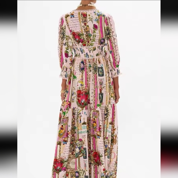 Vibrant Patterned Maxi Dress - Picture 12 of 16